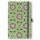 Notatnik Lediberg A5/120/80g linia Ivory Mosaic zielony